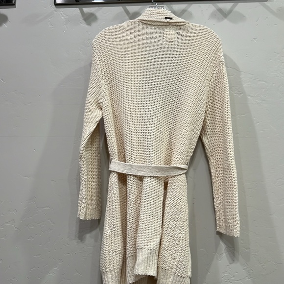 Billabong tie front knit Cardigan in cream - Picture 4 of 5